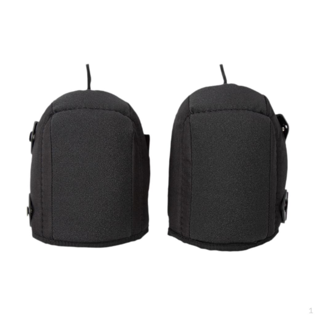 2 Pieces Knee Protective Cushion Protection Pad Non-slip Easy to Use Adjustable Straps Garden