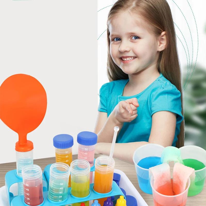 

Learning Fine Motor Skill Toys Primary Science Jumbo Test Tubes Dropper Funnel Measure Spoon For Kids Children Early Educational A