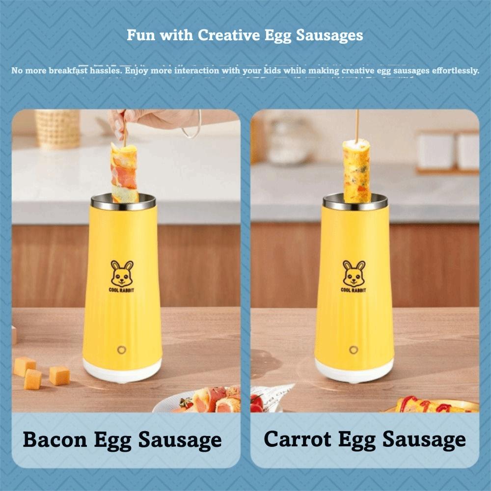 Multifunctional Egg Sausage Cooker Automatic Egg Cooking Machine Morning Meal