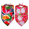 1 Pcs Dog Bandanas Summer Dog Accessories Cotton Pet Dog Bandana Scarf  Small Dogs Cats Bibs Pet Accessories Bandanas For Dogs