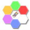2021 RGB LED Color-Changing Honeycomb Decorative Wall Lamp
