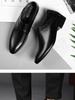Men's Cross-Border Autumn Leather Shoes: Large Size Business Formal & British Casual Styles for Weddings and All-Match Occasions.