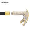 Golden White Dragon Head Fashion Walking Stick Decorative Stick Cospaly Vintage Party Fashionable Walking Cane Crosier 94cm