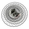 3-Tier Hanging Fruit Basket Stainless Steel Storage Basket Foldable Wire Organizer for Fruits Vegetables Toiletries