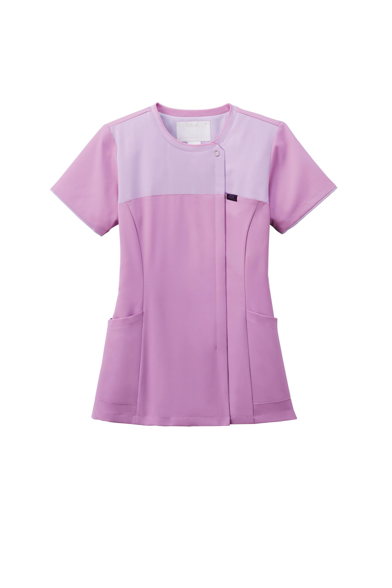 

[Folk] Medical Scrub Jacket 7079SC Women s Lavender x Orchid L
