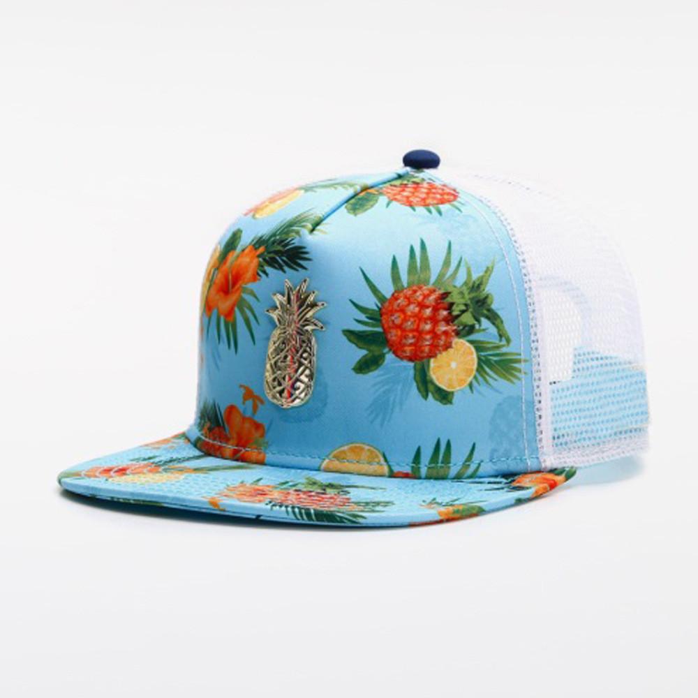 Fruity Summer Cap With Adjustable Fit And Wide Brim For Casual Sun Protection