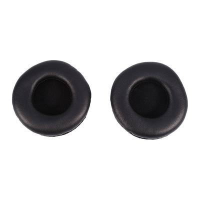 Soft Replacement Ear Pads Cushion PU Leather Soft Foam For Headset Headphone Black