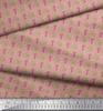 Soimoi Japan Crepe Satin Fabric Floral & Tree Print Fabric by the metre 42 Inch