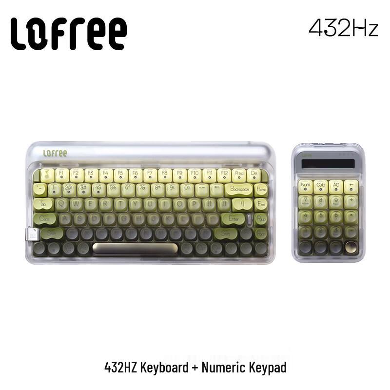 Lofree Dot Wireless Mechanical Keyboard & Calculator Set - QQ Music Edition
