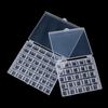 New 36 Slots Bobbins Box Storage Spool Case Sewing Machine Bobbin/Thread Store Plastic Clear Transparent Holder Box Spindle Box
