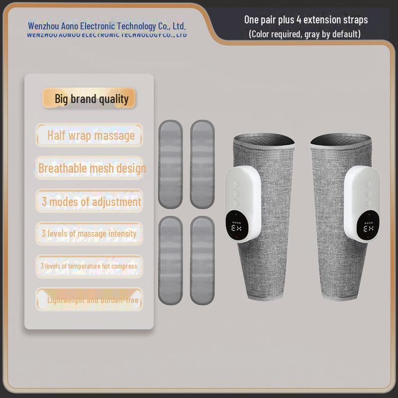 Smart Electric Leg and Calf Massager with Air Wave Circulation & Heating