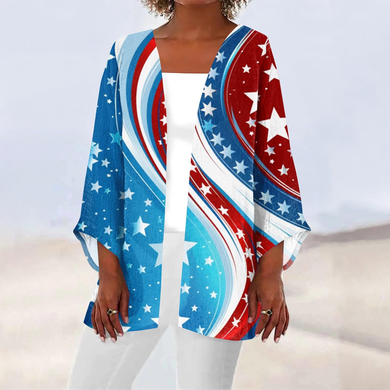 

Женская повседневная модная легкая куртка средней длины с принтом, кардиган XXXXL