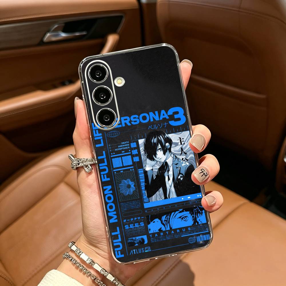 Game P-persona- 3 R-reload Phone Case For Samsung Galaxy A71,A70,A52,A51,A40,A30 Transparent Cover