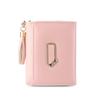 IELGY Women's Wallet PU Leather Short Mini Zipper Cartoon Three-fold Buckle Card Bag
