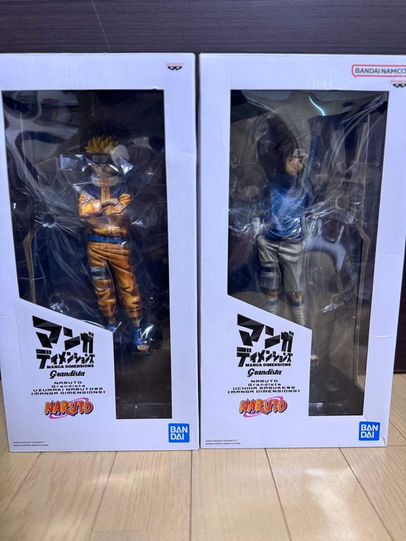

[USED] NARUTO Overseas Exclusive Grandista Manga Dimensions Naruto Sasuke