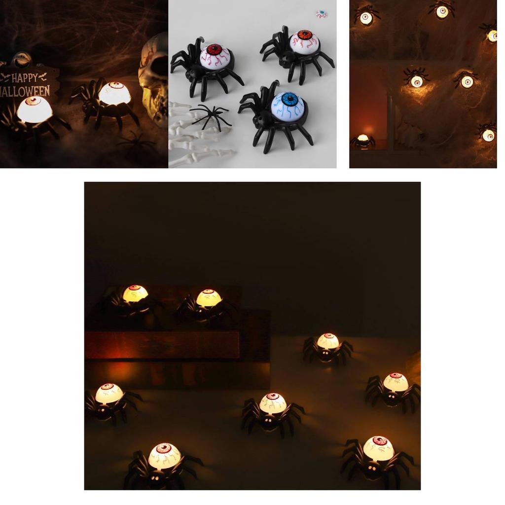 Halloween Eyeball Light European Style Spider Led Candle Party Decoration