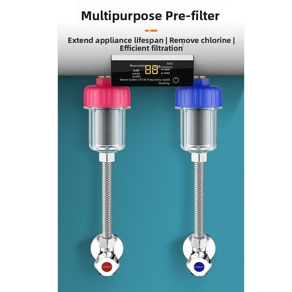 Universal Water Heater Pre-filter High Efficiency Faucet Filtration Tool Output