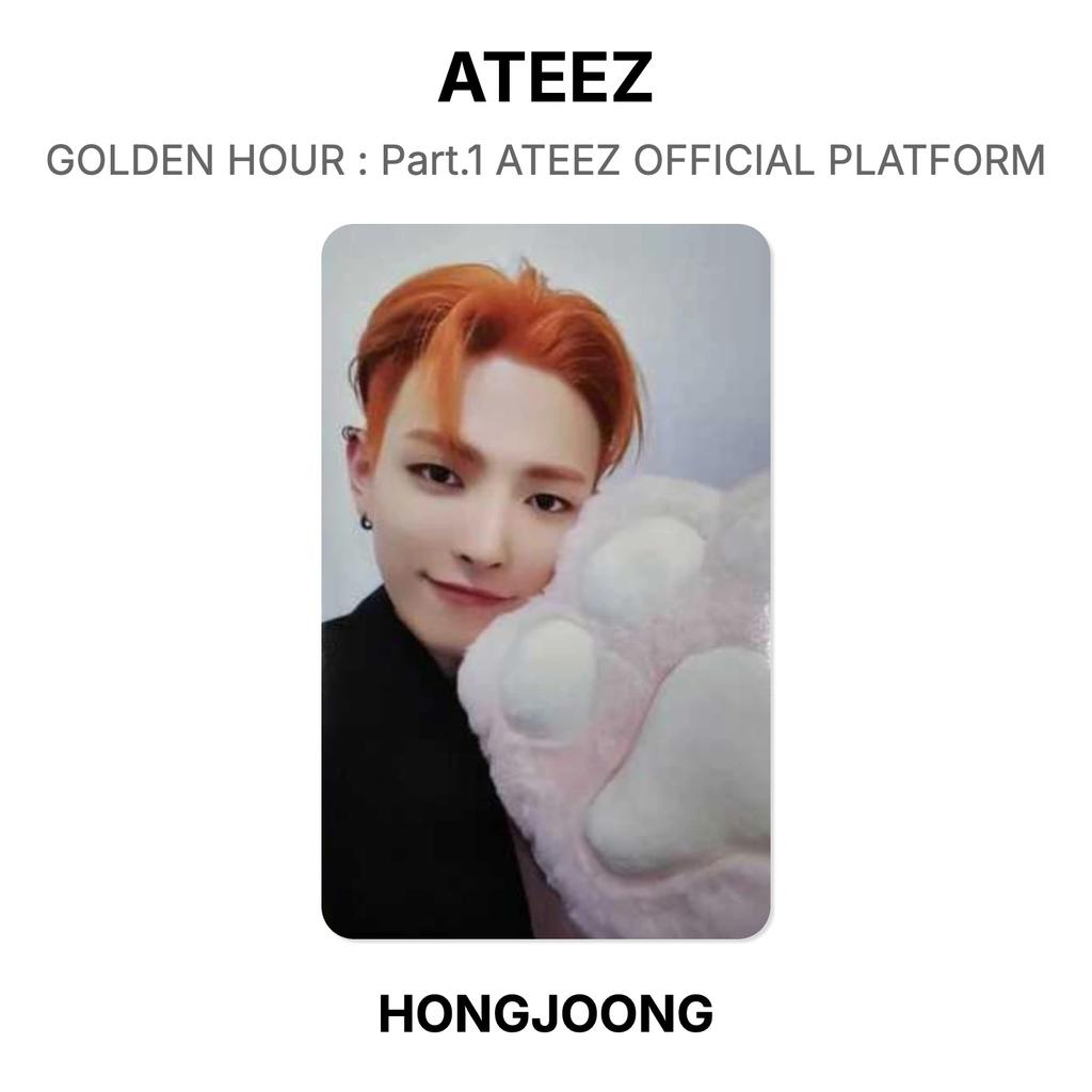 ATEEZ GOLDEN HOUR : Part.1 ATEEZ OFFICIAL PLATFORM Official Photocard