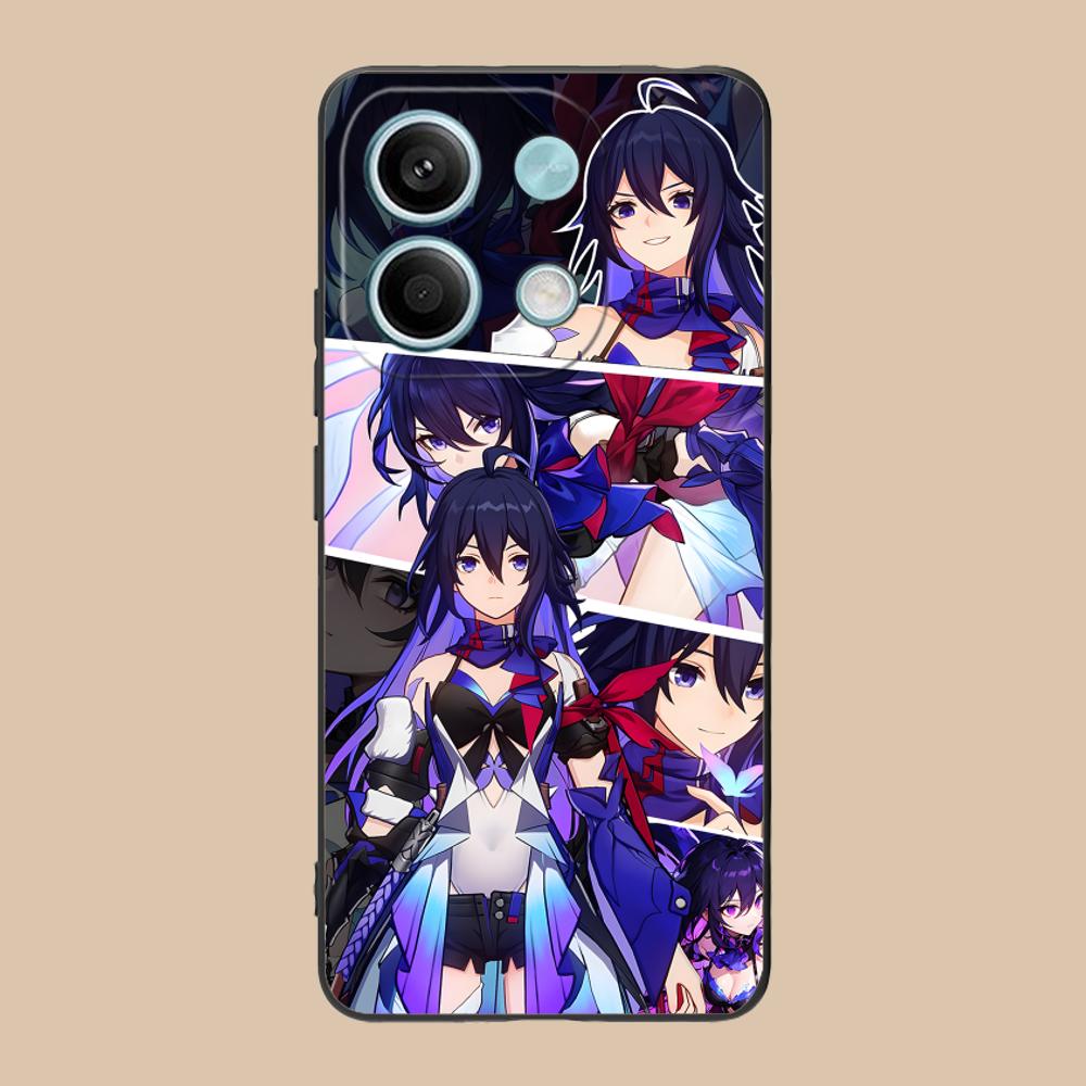 HSR Seele Matte TPU Mobile Phone Case for POCO F8 F7 F6 F5 F4 F3 F2 Pro GT C75 C71 C65 C61 C40 Pro Ultra Colorful Cover