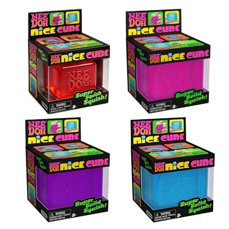 New Nice Cube Sensory Stress Reliever Fidget Tool For Anxiety & Focus Desk Sensory Cube For Adults & Kids
