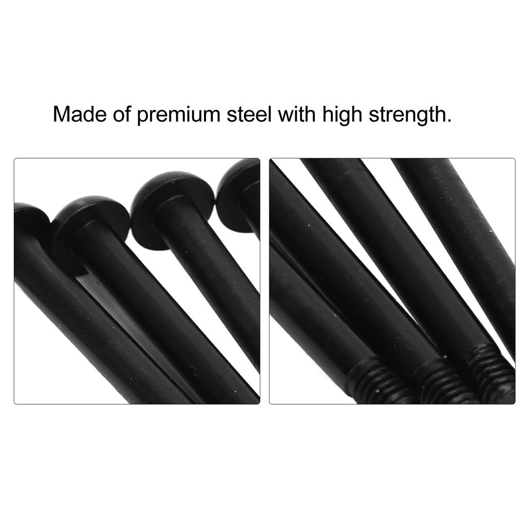 4Pcs Front Flower Shaft Pin Steel Swing Arm Shafts Parts for   1/7 1/8 RC Car