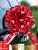 Large Red Wedding Car Pull Bow Decoration with Ribbon