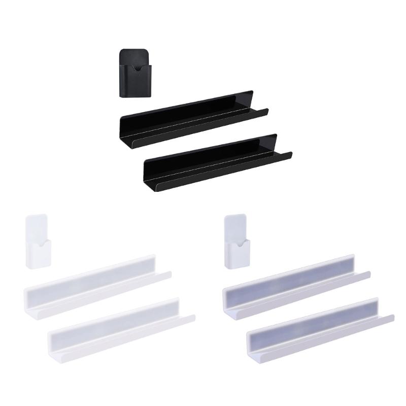 Magnetic Book Shelf for Whiteboard 17 Inch Reusable Book Display Holder Floating Shelves Seasoning Rack for Kitchen