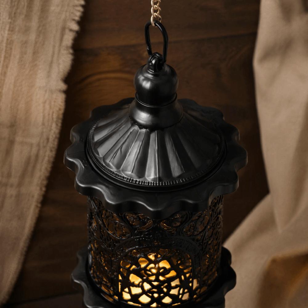 Black Tea Light Holder 7.28x3.35in Candle Stand Decorative Metal Candle Holder For Porch