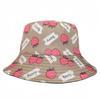 Spring and summer outdoor sun hats, versatile graffiti cartoon pattern fisherman hats, outdoor sun protection sun hats, 2-pack