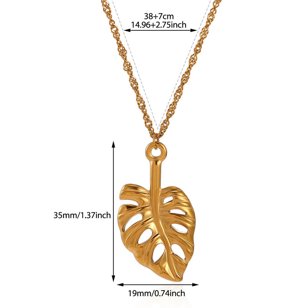 Stainless Steel Elegant Necklace For Women Girl Birthday Gold Color Flower Charm Geometry Hollow Choker Collars Jewelry Her Gift