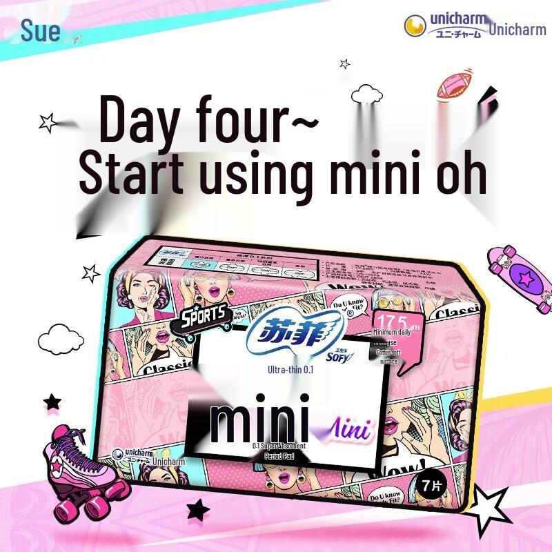 

Sofy Ultra-Thin Mini Winged Sanitary Pads 175mm