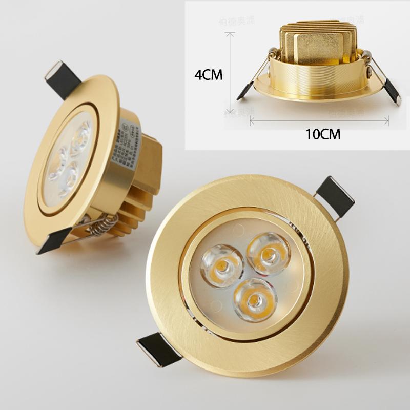 

LED Downlight High Power Recessed Ceiling DownLight Lamps Downlights For Living Room Cabinet Bedroom Corridor Entrance Lights Warm Light