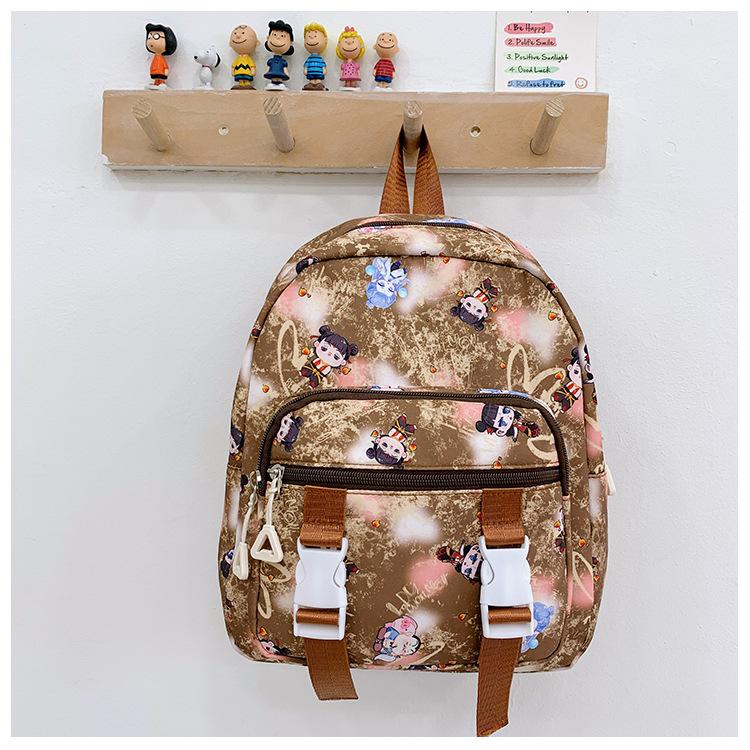 School bag new bag boys and girls 2-5 years old cute cartoon school bag casual versatile backpack tide