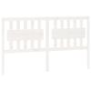 VidaXL Headboard White 165.5x4x100 Cm Solid Pine Wood 818581