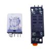 1Set High-Quality AC/DC 6V 12V 24V 36V 48V 110V 220V 380V Coil Power Relay LY2NJ DPDT 8 Pin HH62P JQX-13F With Socket Base Relays 5