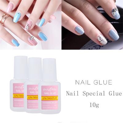 10g  Glue With Brush On Strong Adhesive Lady Girl Fake Acrylic False Tip