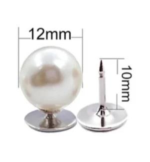 30pcs Pearl Brooch Buttons No Sew Buttons DIY Decoration Buttons for Shirts Dress Sweaters Coat Shawl Hat Shoes