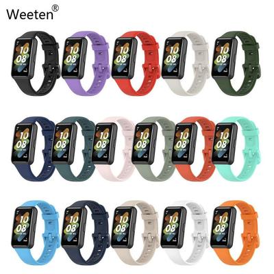 Silikonarmband für Huawei Band 9 / Band 7 Armband Ersatzarmband für Honor Band 7 Uhrenzubehör