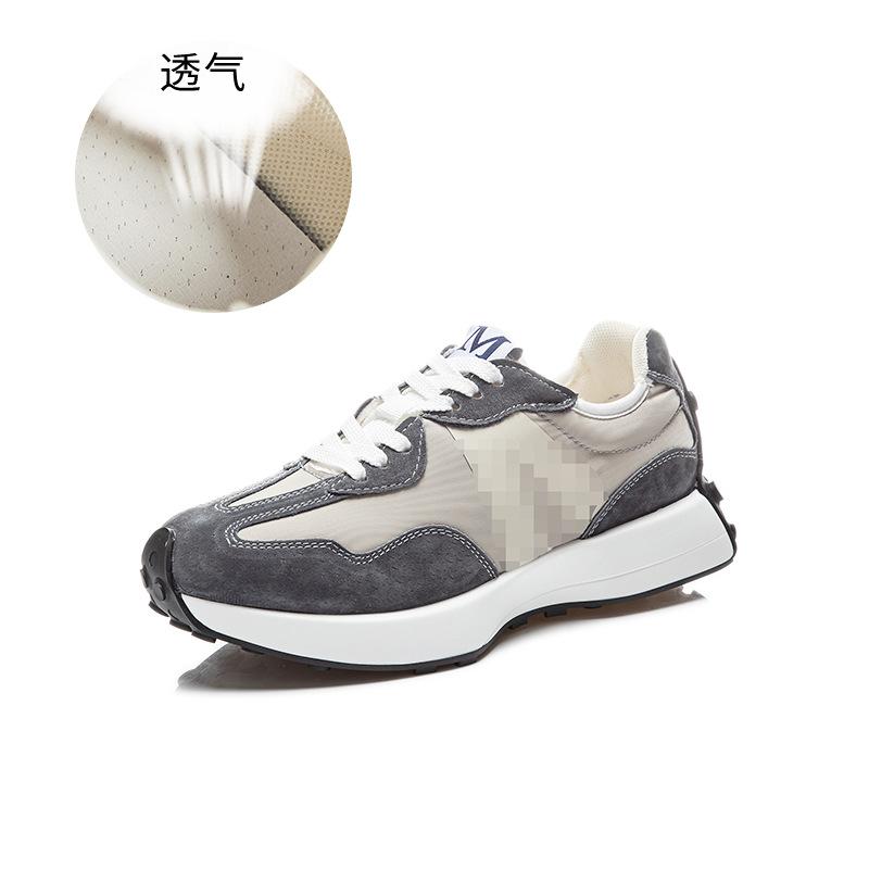 New Sports Forrest Gump Shoes Women's 2025 Autumn Fashion Versatile Platform Women's Shoes Leather Casual Dad Shoes Children's Models
