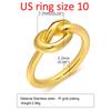 Tie The Knot Pendant Necklace for Women, Stainles Steel Forever Love Knot Infinity Jewelry Wedding Bridal Party