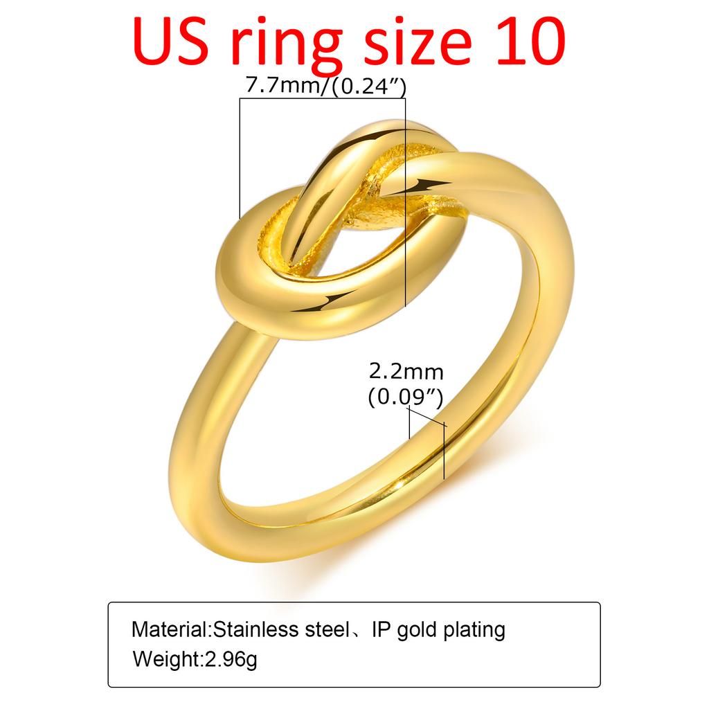 Tie The Knot Pendant Necklace for Women, Stainles Steel Forever Love Knot Infinity Jewelry Wedding Bridal Party