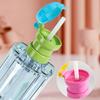 1pc Water Bottle Cap - Straw Rotating Lid, Suitable for Juice And Soda Bottles, Safe Drinking Straw Cup Lid