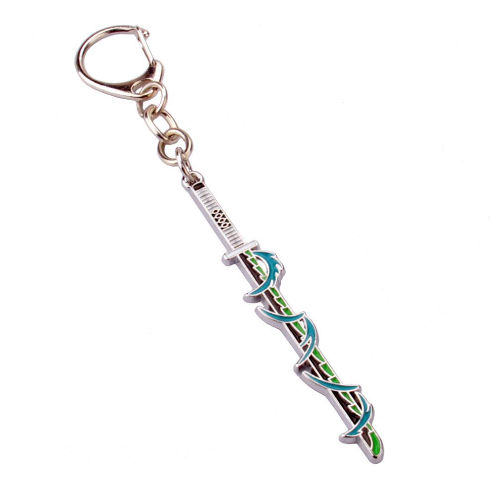 Demon Slayer Tanjiro & Shinobu Nyckelring Hänge – 9 Pelare Svärd Tillbehör