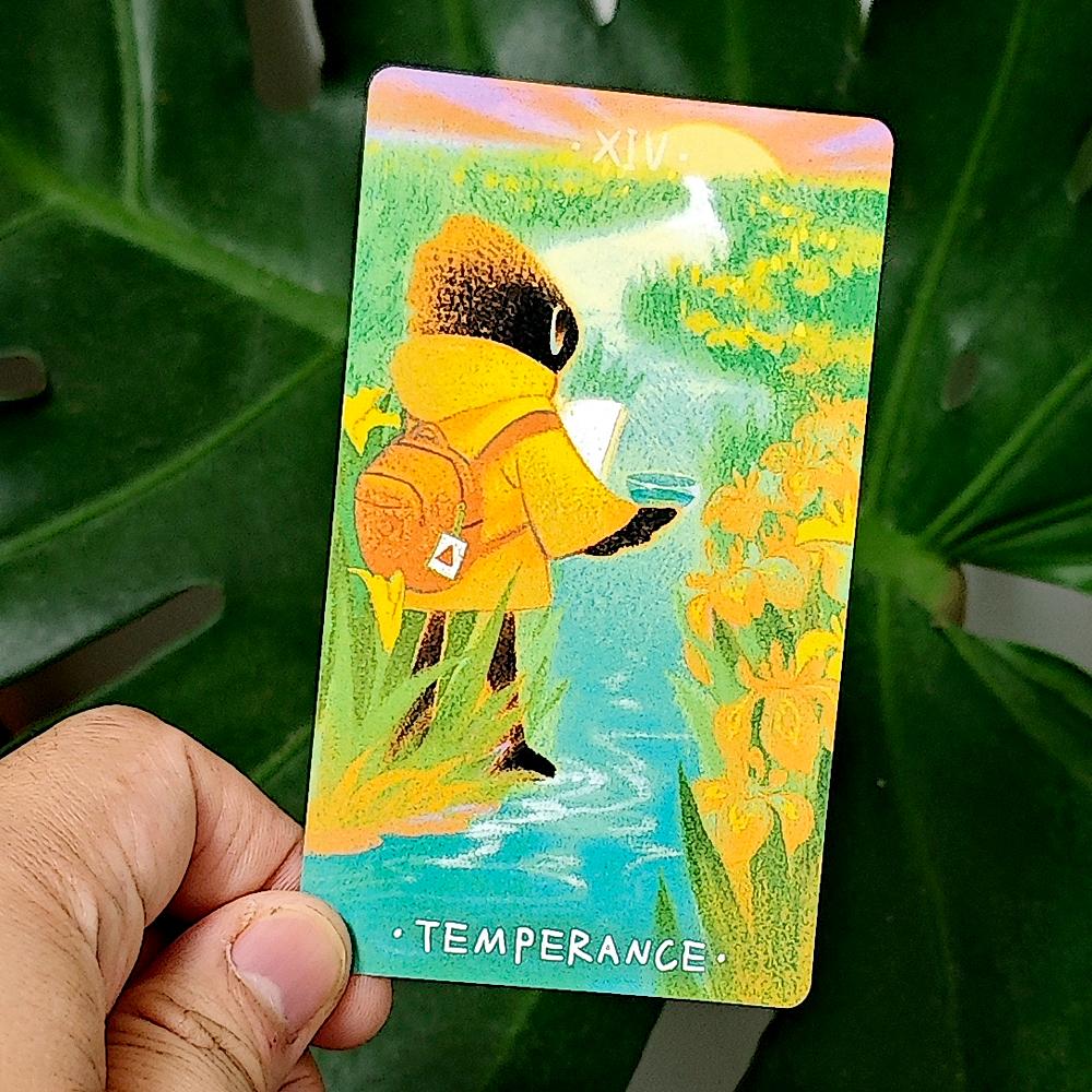 Uno with The Sun Tarot 78 Pcs Adorable Tarot Cards Based On Rider System Unmistakably Whimsical Style 10.3*6cm