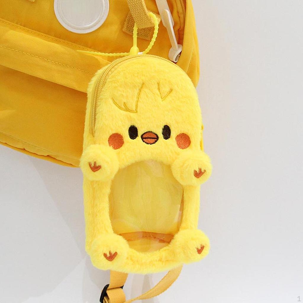Étui de Protection pour Cartes Photo Portable Forme Animale Décoration à Suspendre Sac de Rangement