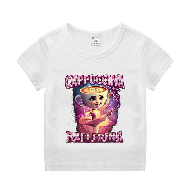 Children's Summer T-shirt Tung Tung Sahur Children's T-shirt Fun Meme Short Sleeve Men's and Women's Top