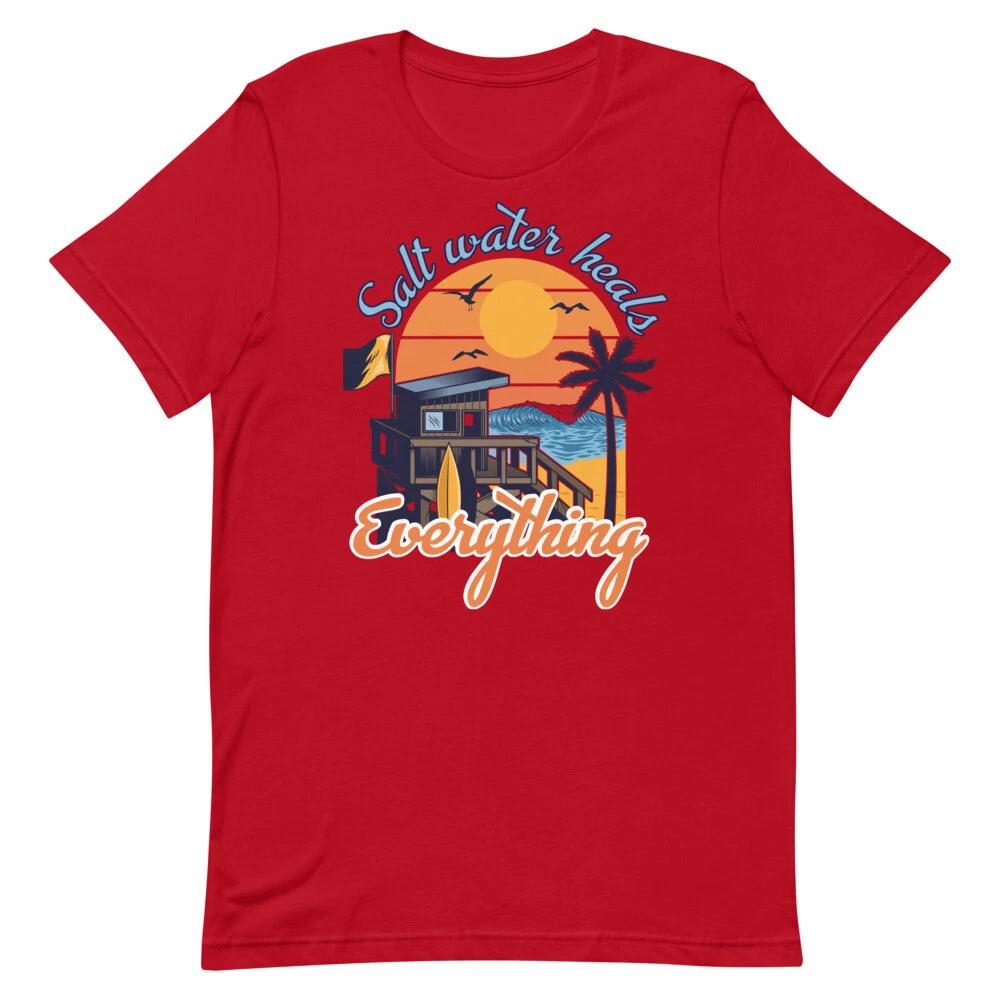Salt Water Heals Everything Beach Short-Sleeve Unisex Children s Children s T Children s T-shirt 100