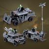 MyBuild Armed Forces Drone Command Vehicle 6022 - Military Building Blocks  Includes Scout Drone, Turret, and Missile Rack  Building Set  Ages 14+