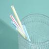100pcs Disposable Colorful Plastic Straws - Assorted Pastel Colors, for Drinks/Parties/Everyday. Vibrant, Durable Party Supplies