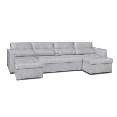 Varius BIG Corner Sofa Bed with Sleeping Containers Family Furniture Gray